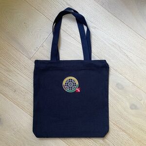 Baekjeong Korean BBQ Tote Bag in Navy Blue